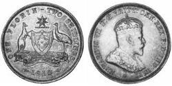 1 Florin 澳大利亚 銀 爱德华七世 (1841-1910)