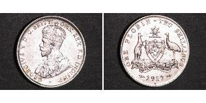 1 Florin 澳大利亚 銀 乔治五世  (1865-1936)