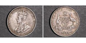 1 Florin 澳大利亚 銀 乔治五世  (1865-1936)