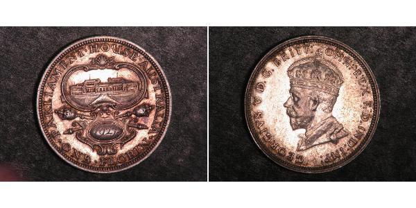 1 Florin 澳大利亚 銀 乔治五世  (1865-1936)