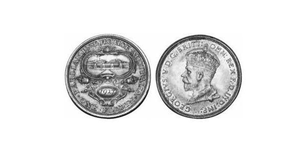 1 Florin 澳大利亚 銀 乔治五世  (1865-1936)