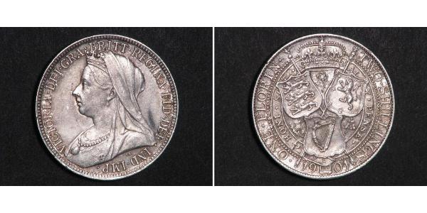 1 Florin / 2 Shilling Royaume-Uni de Grande-Bretagne et d