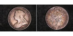 1 Florin / 2 Shilling Regno Unito di Gran Bretagna e Irlanda (1801-1922) Argento Vittoria (1819 - 1901)