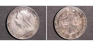 1 Florin / 2 Shilling Regno Unito di Gran Bretagna e Irlanda (1801-1922) Argento Vittoria (1819 - 1901)