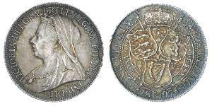 1 Florin / 2 Shilling Regno Unito di Gran Bretagna e Irlanda (1801-1922) Argento Vittoria (1819 - 1901)