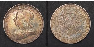 1 Florin / 2 Shilling Regno Unito di Gran Bretagna e Irlanda (1801-1922) Argento Vittoria (1819 - 1901)
