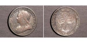 1 Florin / 2 Shilling Regno Unito di Gran Bretagna e Irlanda (1801-1922) Argento Vittoria (1819 - 1901)