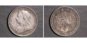 1 Florin / 2 Shilling Vereinigtes Königreich von Großbritannien und Irland (1801-1922) Silber Victoria (1819 - 1901)