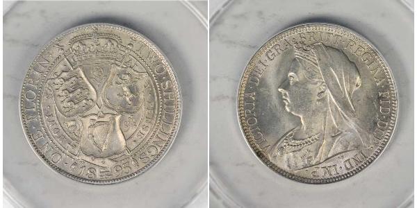 1 Florin / 2 Shilling Vereinigtes Königreich von Großbritannien und Irland (1801-1922) Silber Victoria (1819 - 1901)