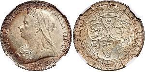 1 Florin / 2 Shilling 大不列颠及爱尔兰联合王国 (1801 - 1922) 銀 维多利亚 (英国君主)