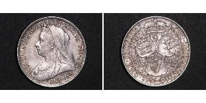 1 Florin / 2 Shilling 大不列颠及爱尔兰联合王国 (1801 - 1922) 銀 维多利亚 (英国君主)