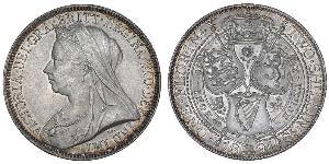 1 Florin / 2 Shilling 大不列颠及爱尔兰联合王国 (1801 - 1922) 銀 维多利亚 (英国君主)