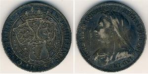 1 Florin / 2 Shilling 大不列颠及爱尔兰联合王国 (1801 - 1922) 銀 维多利亚 (英国君主)