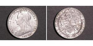 1 Florin / 2 Shilling 大不列颠及爱尔兰联合王国 (1801 - 1922) 銀 维多利亚 (英国君主)