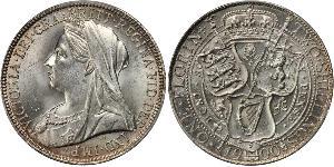 1 Florin / 2 Shilling 大不列颠及爱尔兰联合王国 (1801 - 1922) 銀 维多利亚 (英国君主)
