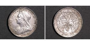1 Florin / 2 Shilling 大不列颠及爱尔兰联合王国 (1801 - 1922) 銀 维多利亚 (英国君主)