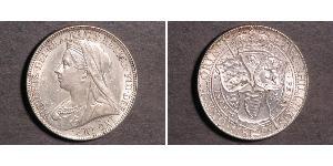 1 Florin / 2 Shilling 大不列颠及爱尔兰联合王国 (1801 - 1922) 銀 维多利亚 (英国君主)