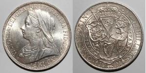 1 Florin / 2 Shilling 大不列颠及爱尔兰联合王国 (1801 - 1922) 銀 维多利亚 (英国君主)