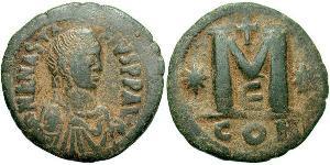 1 Follis Imperio bizantino (330-1453) Bronce Anastasio I (430-518)