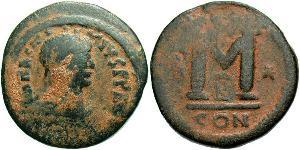 1 Follis Imperio bizantino (330-1453) Bronce Anastasio I (430-518)