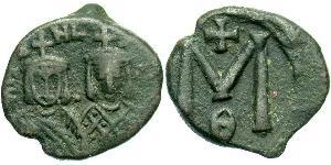 1 Follis Imperio bizantino (330-1453) Bronce Teófilo (813-842)