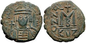 1 Follis Imperio bizantino (330-1453) Bronce Heraclio (575-641)
