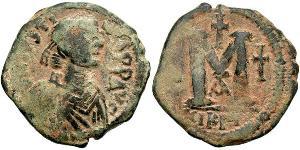 1 Follis Imperio bizantino (330-1453) Bronce Justino I (450-527)