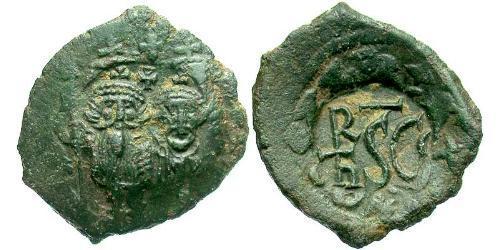 1 Follis Imperio bizantino (330-1453) Bronce Heraclio (575-641)