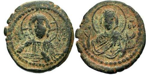 1 Follis Imperio bizantino (330-1453) Bronce Romano IV Diógenes (1030-1072)