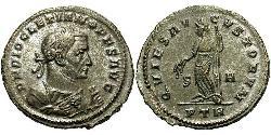 1 Follis Imperio romano (27BC-395) Bronce Diocleciano (244-311)