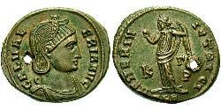 1 Follis Imperio romano (27BC-395) Bronce Galeria Valeria (?-315)