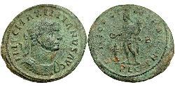 1 Follis Imperio romano (27BC-395) Bronce Maximiano (250-310)