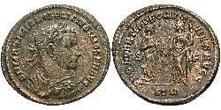 1 Follis Imperio romano (27BC-395) Bronce Maximiano (250-310)