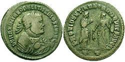 1 Follis Imperio romano (27BC-395) Bronce Maximiano (250-310)