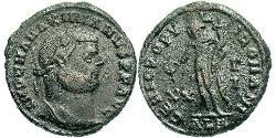 1 Follis Imperio romano (27BC-395) Bronce Maximiano (250-310)