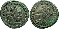 1 Follis Imperio romano (27BC-395) Bronce Maximiano (250-310)