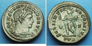 1 Follis Imperio romano (27BC-395) Bronce Constantino I (272 - 337)