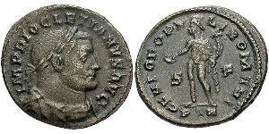 1 Follis Imperio romano (27BC-395) Bronce Diocleciano (244-311)