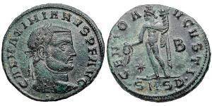 1 Follis Imperio romano (27BC-395) Bronce Galerio Maximiano (260-311)
