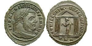 1 Follis Imperio romano (27BC-395) Bronce Maximiano (250-310)