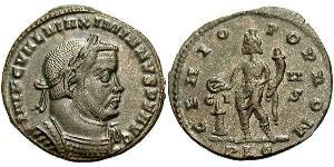1 Follis Imperio romano (27BC-395) Bronce Maximiano (250-310)