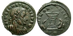 1 Follis Imperio romano (27BC-395) Bronce Constantino I (272 - 337)