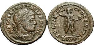 1 Follis Imperio romano (27BC-395) Bronce Constantino I (272 - 337)