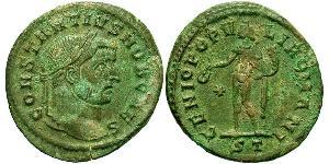 1 Follis Imperio romano (27BC-395) Bronce Constantino I (272 - 337)