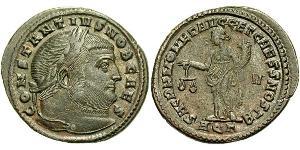 1 Follis Imperio romano (27BC-395) Bronce Constantino I (272 - 337)