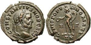 1 Follis Imperio romano (27BC-395) Bronce Constantino I (272 - 337)