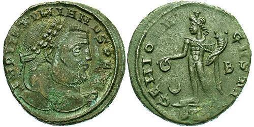 1 Follis Imperio romano (27BC-395) Bronce Galerio Maximiano (260-311)