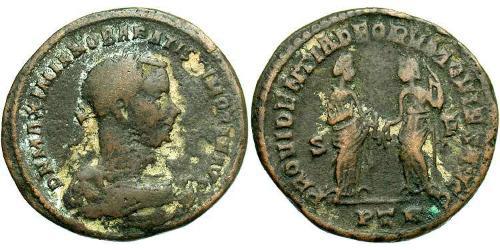 1 Follis Imperio romano (27BC-395) Bronce Maximiano (250-310)