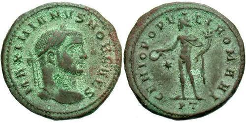 1 Follis Imperio romano (27BC-395) Bronce Galerio Maximiano (260-311)