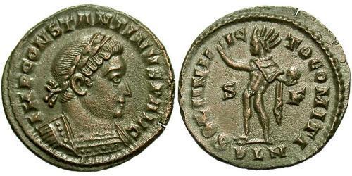 1 Follis Imperio romano (27BC-395) Bronce Constantino I (272 - 337)